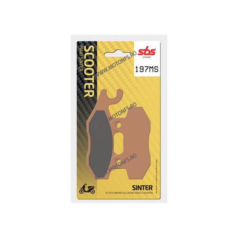 SBS - Placute frana fata (stanga) SCOOTER - MAXI SINTER 197MS 540-197 SBS Placute Frana SBS 120,00 lei 108,00 lei 100,84 lei ...