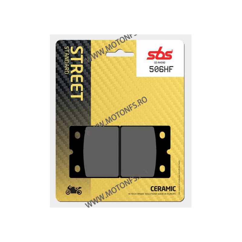 SBS - Placute frana Fata STREET - CERAMIC 506HF 570-506 SBS Placute Frana SBS 120,00 lei 108,00 lei 100,84 lei 90,76 lei -10%