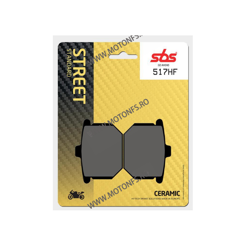 SBS - Placute frana STREET - CERAMIC 517HF 570-517 SBS Placute Frana SBS 120,00 lei 108,00 lei 100,84 lei 90,76 lei -10%