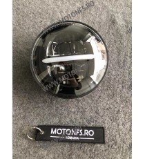 5.75 Inch Far Universal Moto omologat E9 Cu Angel Eye Cafe Racer Chopper, Bobber Harley Davidson ms-1057  Faruri Moto Univers...