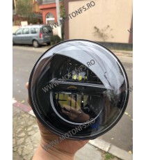 5.75 Inch Far Universal Moto Omologat E9  Cafe Racer Chopper, Bobber Harley Davidson MS-1057N  Faruri Moto Universale 295,00 ...