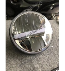 7 Inch Far Universal Moto DRL Omologat E9 Projector Cafe Racer Chopper, Bobber Harley Davidson ,Jeep MS-7080D  Faruri Moto Un...