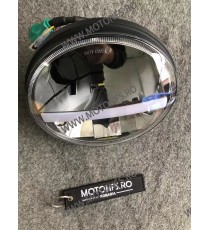 7 Inch Far Universal Moto DRL Omologat E9 Projector Cafe Racer Chopper, Bobber Harley Davidson ,Jeep MS-7080D  Faruri Moto Un...