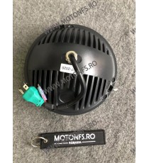 7 Inch Far Universal Moto DRL Omologat E9 Projector Cafe Racer Chopper, Bobber Harley Davidson ,Jeep MS-7080D  Faruri Moto Un...