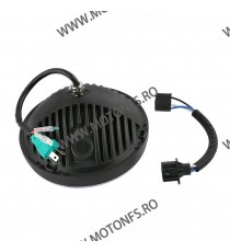 7 Inch Far Universal Moto DRL Omologat E9 Projector Cafe Racer Chopper, Bobber Harley Davidson ,Jeep MS-7080D  Faruri Moto Un...