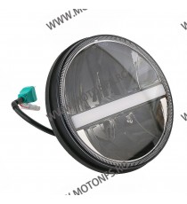 7 Inch Far Universal Moto DRL Omologat E9 Projector Cafe Racer Chopper, Bobber Harley Davidson ,Jeep MS-7080D  Faruri Moto Un...