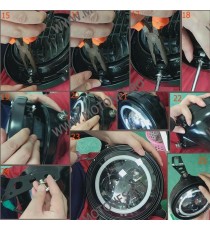 Carcasa Far Moto 7 Inchi / Suport far Furca MS-7HBB-CHROME MS-7HBB-CHROME  Faruri Moto Universale 285,00 lei 285,00 lei 239,5...