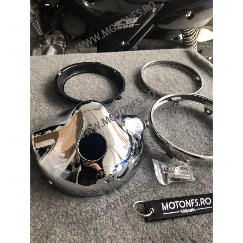 Carcasa Far Moto 7 Inchi / Suport far Furca MS-7HBB-CHROME MS-7HBB-CHROME  Faruri Moto Universale 285,00 lei 285,00 lei 239,5...