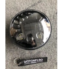 7 Inch Far Universal Moto Omologat E9 DRL Projector Senzor De Dravitate Cafe Racer Chopper, Bobber Harley Davidson MS-8088M  ...