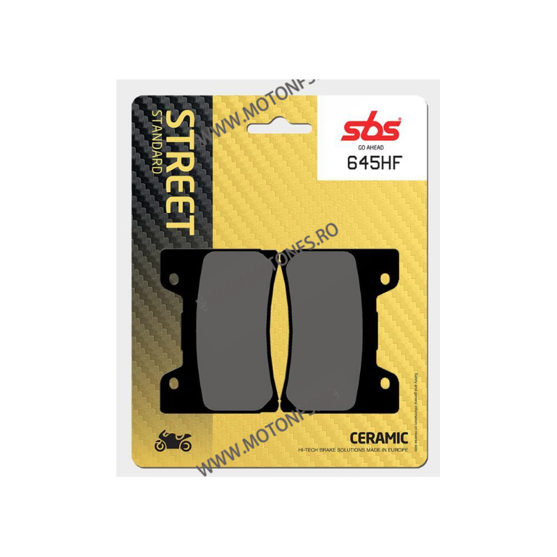 SBS - Placute frana fata STREET - CERAMIC 645HF 570-645 SBS Placute Frana SBS 120,00 lei 108,00 lei 100,84 lei 90,76 lei -10%