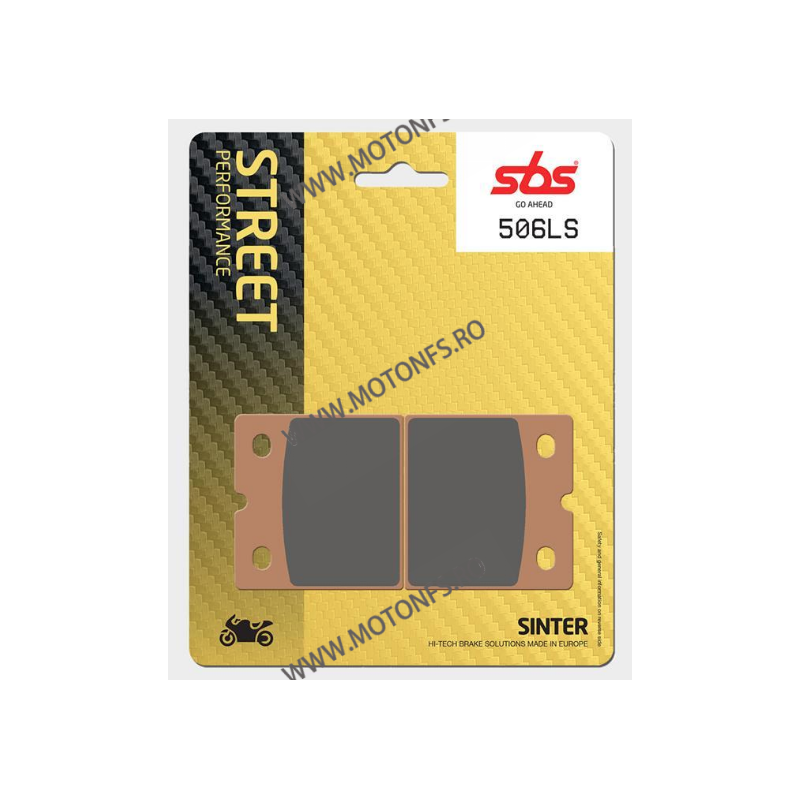 SBS - Placute frana STREET - SINTER 506LS 585-506 SBS Placute Frana SBS 170,00 lei 153,00 lei 142,86 lei 128,57 lei -10%