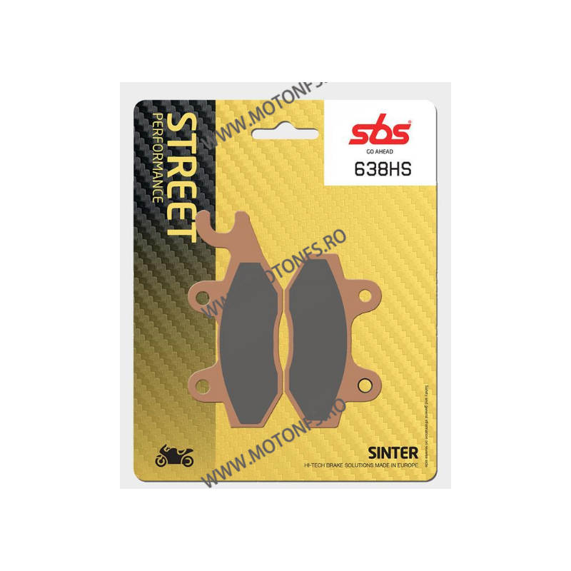 SBS - Placute frana STREET - SINTER 638HS 575-638 SBS Placute Frana SBS 170,00 lei 153,00 lei 142,86 lei 128,57 lei -10%