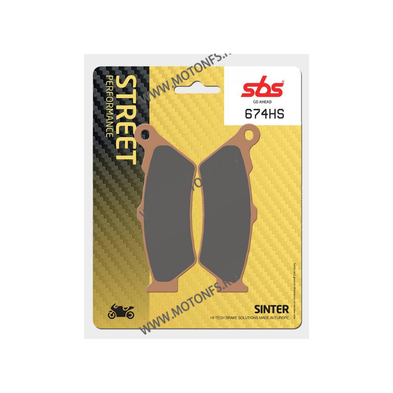 SBS - Placute frana STREET - SINTER 674HS 575-674 SBS Placute Frana SBS 170,00 lei 153,00 lei 142,86 lei 128,57 lei -10%