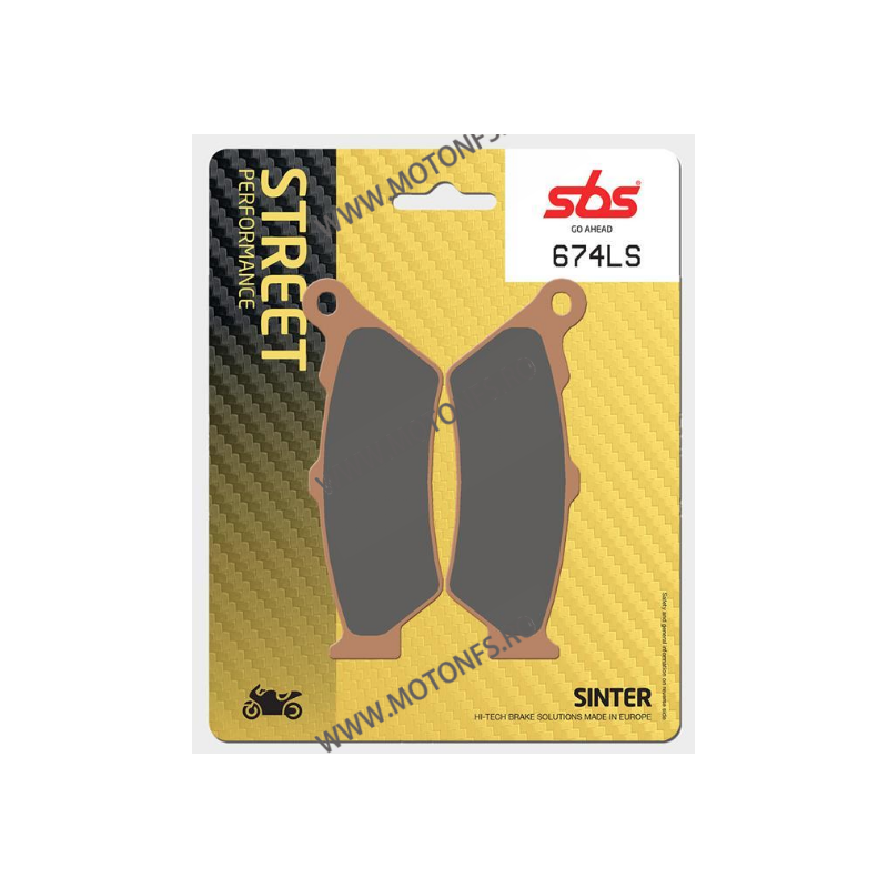 SBS - Placute frana STREET - SINTER 674LS 585-674 SBS Placute Frana SBS 190,00 lei 171,00 lei 159,66 lei 143,70 lei -10%