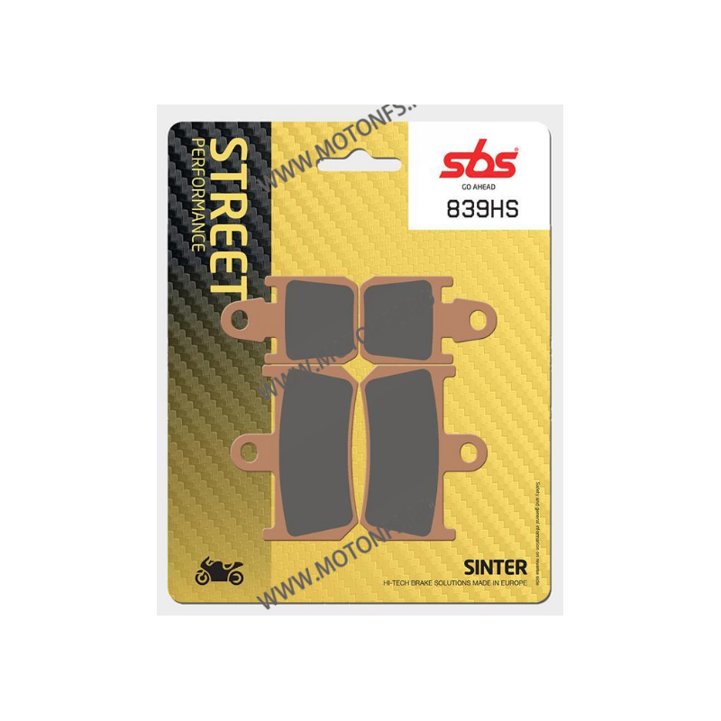 SBS - Placute frana fata STREET - SINTER 839HS 575-839 SBS Placute Frana SBS 240,00 lei 216,00 lei 201,68 lei 181,51 lei -10%