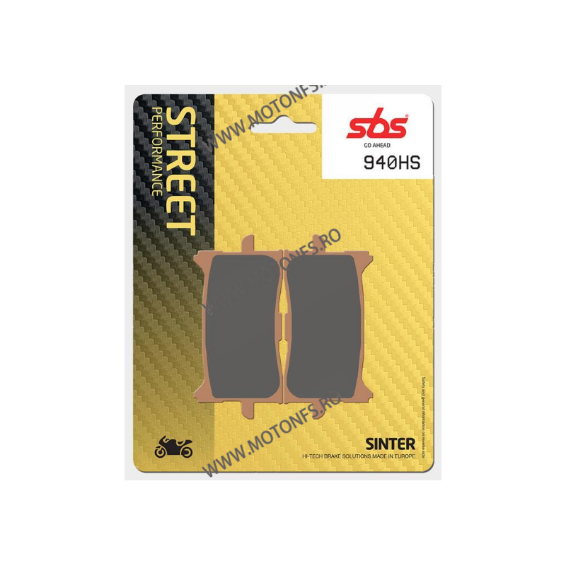 SBS - Placute frana fata STREET - SINTER 940HS 575-940 SBS Placute Frana SBS 155,00 lei 139,50 lei 130,25 lei 117,23 lei -10%