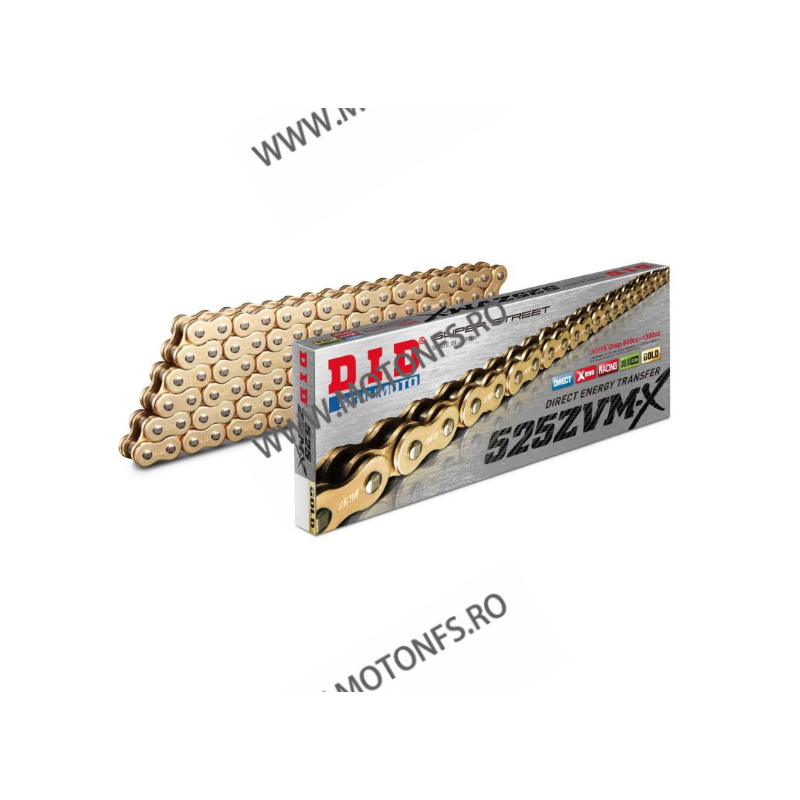 DID - Lant 525ZVM-X cu 100 zale - [Gold] X-Ring 1-559-100 / N DID RACING CHAIN DiD Lant 525 529,00 lei 476,10 lei 444,54 lei ...