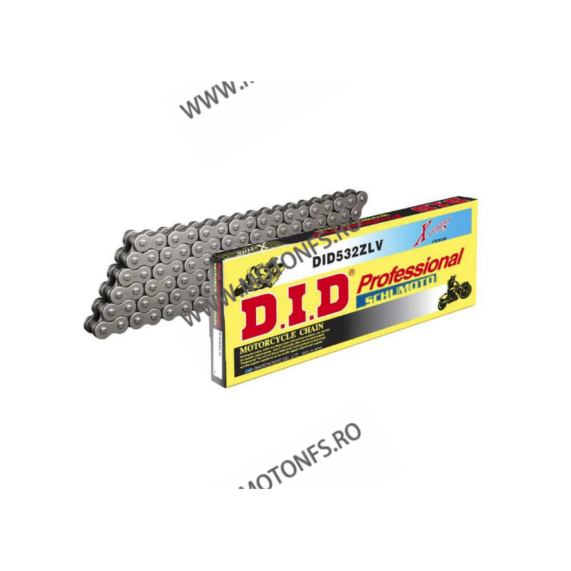DID - Lant 532ZLV cu 122 zale - X-Ring 1-731-122 DID RACING CHAIN DiD Lant 532 946,00 lei 851,40 lei 794,96 lei 715,46 lei -10%