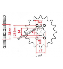 EMGO - Pinion (fata) 13013, 12 dinti - Mopedmotor Piaggio/Derbi 2000- 106-224-12 EMGO Emgo Pinion 39,00 lei 39,00 lei 32,77 l...