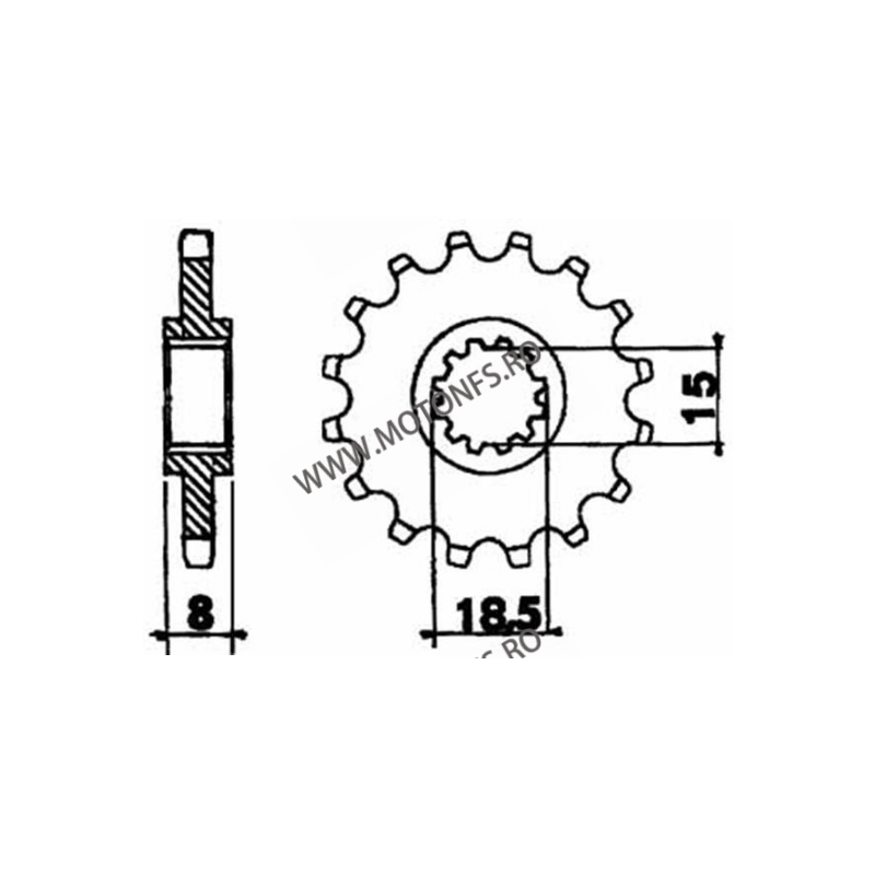 EMGO - Pinion (fata) 599, 13 dinti - Extrema/Cla, Rieju 415 106-115-13 EMGO Emgo Pinioane 34,00 lei 34,00 lei 28,57 lei 28,57...