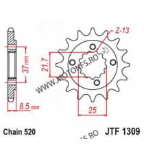 EMGO - Pinion (fata) JTF1309, 14 dinti - XR600R 1991- 101-462-14 EMGO Emgo Pinioane 54,00 lei 54,00 lei 45,38 lei 45,38 lei