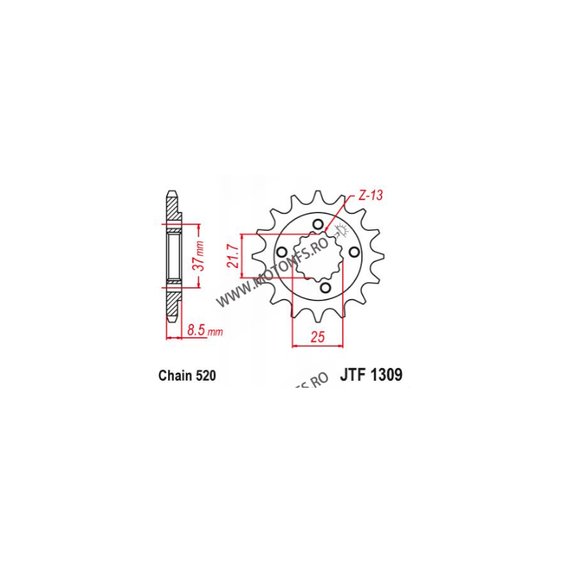 EMGO - Pinion (fata) JTF1309, 14 dinti - XR600R 1991- 101-462-14 EMGO Emgo Pinioane 54,00 lei 54,00 lei 45,38 lei 45,38 lei