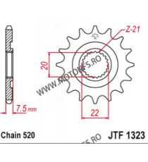 EMGO - Pinion (fata) JTF1323, 13 dinti - CR125 2004/CRF250 2004 101-411-13 EMGO Emgo Pinion 49,00 lei 49,00 lei 41,18 lei 41,...