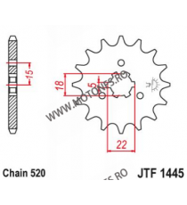 EMGO - Pinion (fata) JTF1445, 12 dinti - KX125 1994- 104-425-12 EMGO Emgo Pinioane 49,00 lei 49,00 lei 41,18 lei 41,18 lei