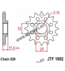 EMGO - Pinion (fata) JTF1902, 17 dinti - KTM Duke620/640LC4/SMC625/660 105-412-17 EMGO Emgo Pinion 68,00 lei 68,00 lei 57,14 ...