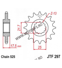 EMGO - Pinion (fata) JTF297, 15 dinti - VFR400R/CB500 1994-/CBF500 2004- 101-571-15 EMGO Emgo Pinioane 83,00 lei 83,00 lei 69...