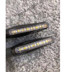 Set 2 Semnalizari moto semnal ascendent LED flexibile, Semnalizari motociclete Led, semnalizari led dinamic 9FOH2  Acasa 45,0...