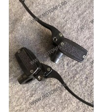 25mm Set 2buc Manete Pentru Ghidonul de  frana / ambreiaj ＋ Pompa Hidraulica ＋prindere Oglinda Negru 2DGAW PK70Y  Maneta Cu P...