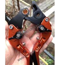 Set MANETE FRANA / AMBREIAJ - PRELUNGITE RABATABILE , pentru 3 sau 4 degeteYamaha Honda Suzuki Dugati KTM BMW UGEH9  Manete R...