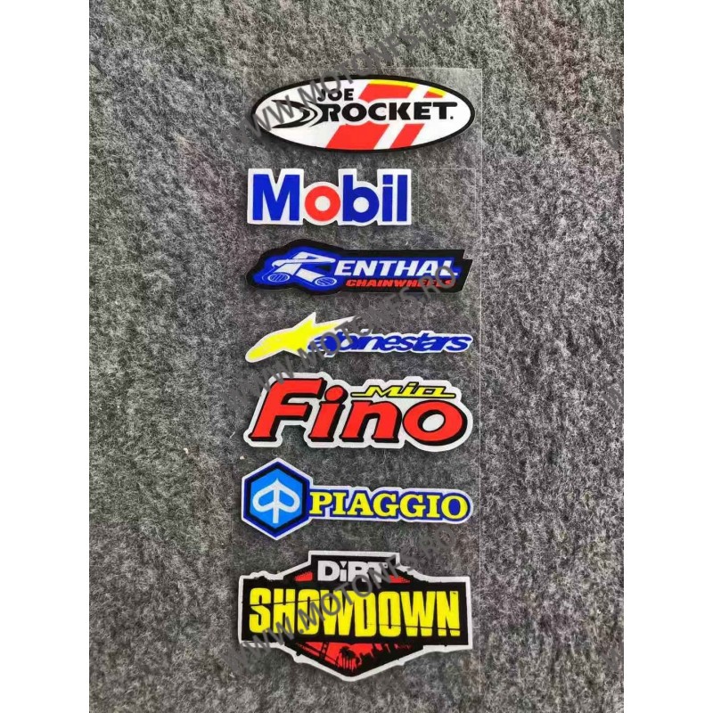 Set Autocolant / Stickere Pentru Moto ATV Joe Rocket Mobil Enthal Alpinestars Mio Fino Piaggio Dirt Shwodown LJ514 Autocolan... Set Autocolant / Stickere Pentru Moto ATV Joe Rocket Mobil Enthal Alpinestars Mio Fino Piaggio Dirt Shwodown LJ514 Autocolan...
