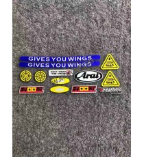 Set Autocolant / Stickere Pentru Casca Arai Moto ATV G9BJA  Autocolant / Stikare Carena 15,00 lei 15,00 lei 12,61 lei 12,61 lei