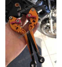 Set MANETE FRANA / AMBREIAJ - PRELUNGITE RABATABILE , pentru 3 sau 4 degeteYamaha Honda Suzuki Dugati KTM BMW 7QTI3 7QTI3  Ma...