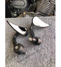 SET 2 OGLINZI PENTRU GHIDON UNIVERSALE MOTO SCUTER ATV HONDA YAMAHA SUZUKI KAWASAKI DUCATI BMW TRIUMPH 400-003  Oglinzi & Ada...