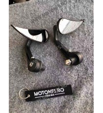 SET 2 OGLINZI PENTRU GHIDON UNIVERSALE MOTO SCUTER ATV HONDA YAMAHA SUZUKI KAWASAKI DUCATI BMW TRIUMPH 400-003  Oglinzi & Ada...