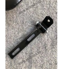 Șa Moto Solo Universală cu Arcuri din Piele Sintetică pentru Cafe Racer Bobber Chopper Custom