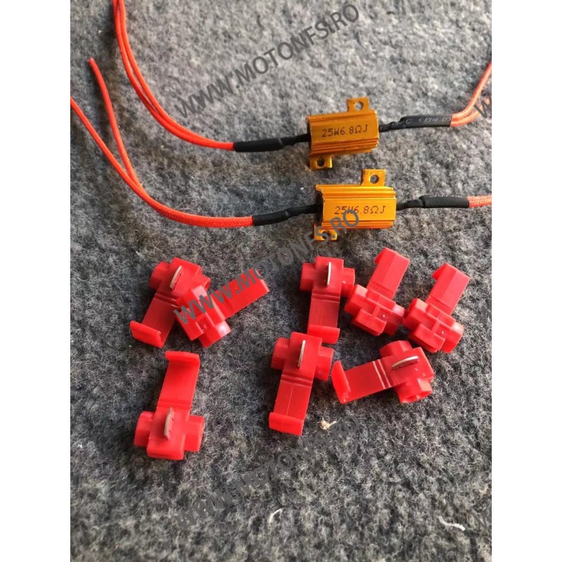Set 2 Rezistente 25w 6.8 Ohmi pentru semnal LED Moto T9DOI T9DOI Releu Semnal / Anulator Eroare 40,00 lei 40,00 lei 33,61 le... Set 2 Rezistente 25w 6.8 Ohmi pentru semnal LED Moto T9DOI T9DOI Releu Semnal / Anulator Eroare 40,00 lei 40,00 lei 33,61 le...