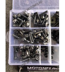 Set 223pcs Suruburi Carene +Suruburi parbriza+ clipsuri+distantiere+prinderi+saibe Universal Moto Honda Kawasaki Suzuki Yamah...