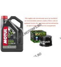 ULEI MOTUL 5100 15W50 SEMI SINTETIC 4L + FILTRU DE ULEI GRATUIT! M4-083  MOTUL 15W-50 192,00 lei 192,00 lei 161,34 lei 161,34...