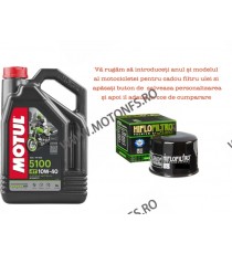 10W40 ULEI MOTUL 5100 SEMI SINTETIC 4L + FILTRU DE ULEI B11VP M4-068  MOTUL 10W-40 188,00 lei 188,00 lei 157,98 lei 157,98 lei