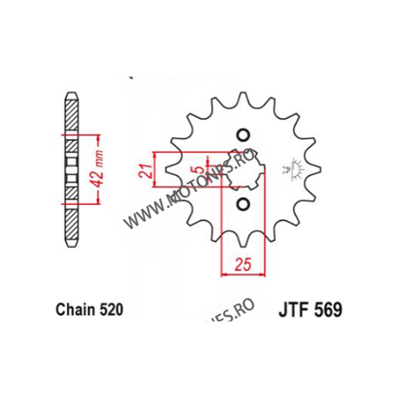 EMGO - Pinion (fata) JTF569, 17 dinti - RD350LC YPVS 1983- 105-427-17 SPROCKETS Emgo Pinion 39,00 lei 39,00 lei 32,77 lei 32,...