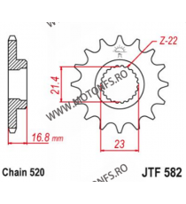 EMGO - Pinion (fata) JTF582, 16 dinti - XJ600Diversion 1991-2008 102-482-16 SPROCKETS Emgo Pinion 68,00 lei 68,00 lei 57,14 l...