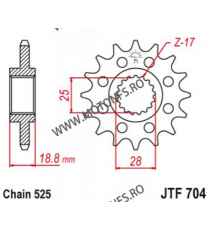 ESJOT - Pinion (fata) 50-29020, 15 dinti - Apr RSV1000 Sonderzz. 105-513-15 ESJOT PINIOANE ESJOT Pinioane 88,00 lei 88,00 lei...