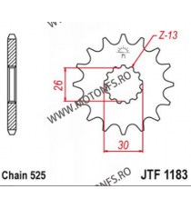 ESJOT - Pinion (fata) 50-29030, 16 dinti - Triumph Sonderzahnezahl 105-562-16 ESJOT PINIOANE Emgo Pinion 44,00 lei 44,00 lei ...