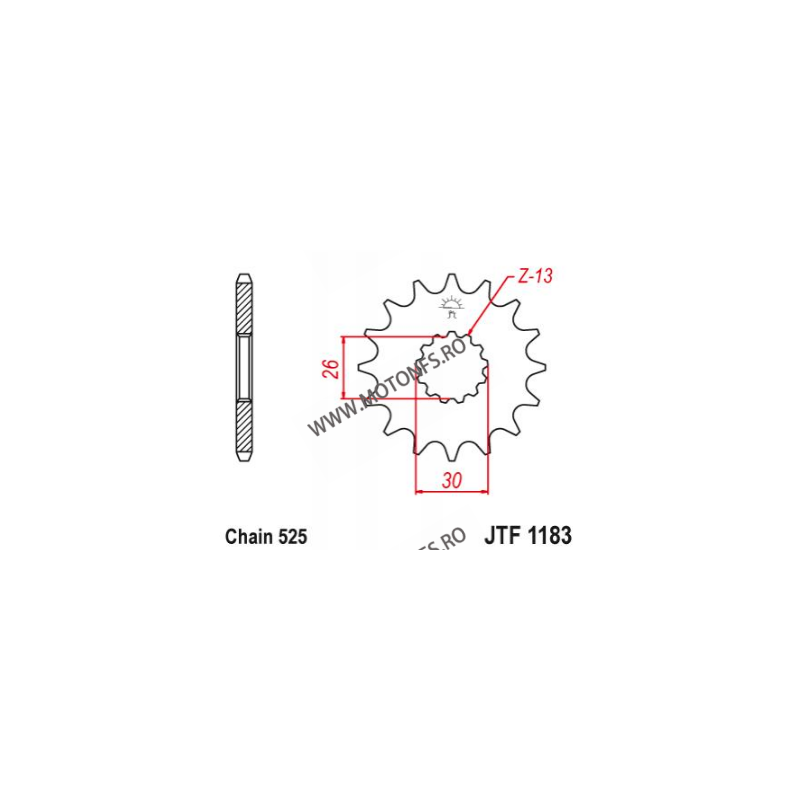 ESJOT - Pinion (fata) 50-29030, 17 dinti - Triumph Boneville/Speedmaster 105-562-17 ESJOT PINIOANE Emgo Pinion 64,00 lei 64,0...