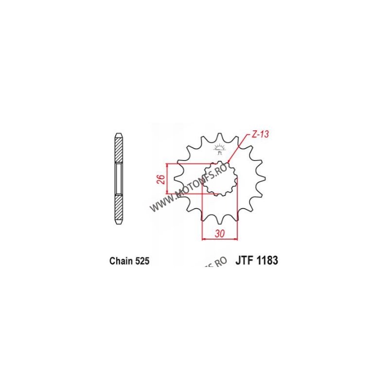 ESJOT - Pinion (fata) 50-29030, 18 dinti - Triumph Speedm./Bonnev. -2015 105-562-18 ESJOT PINIOANE Emgo Pinion 64,00 lei 64,0...