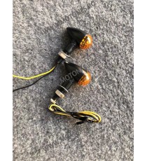 2 Buc Semnale LED Semnalizatoare Bullet Moto Cafe Racer Bobber Chopper Retro A08Y2 A08Y2  Semnal Universale Cafe Racer Choppe...